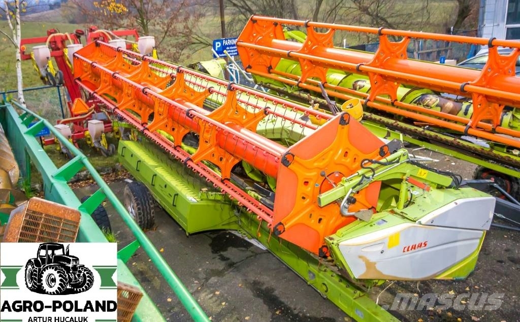 CLAAS VARIO 750 (NOWY MODEL)- 2013 ROK + WÓZEK + KOSY 联合收割机头