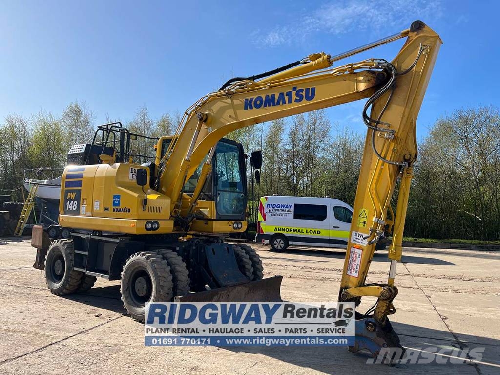 Komatsu PC 148 حفارات بعجل