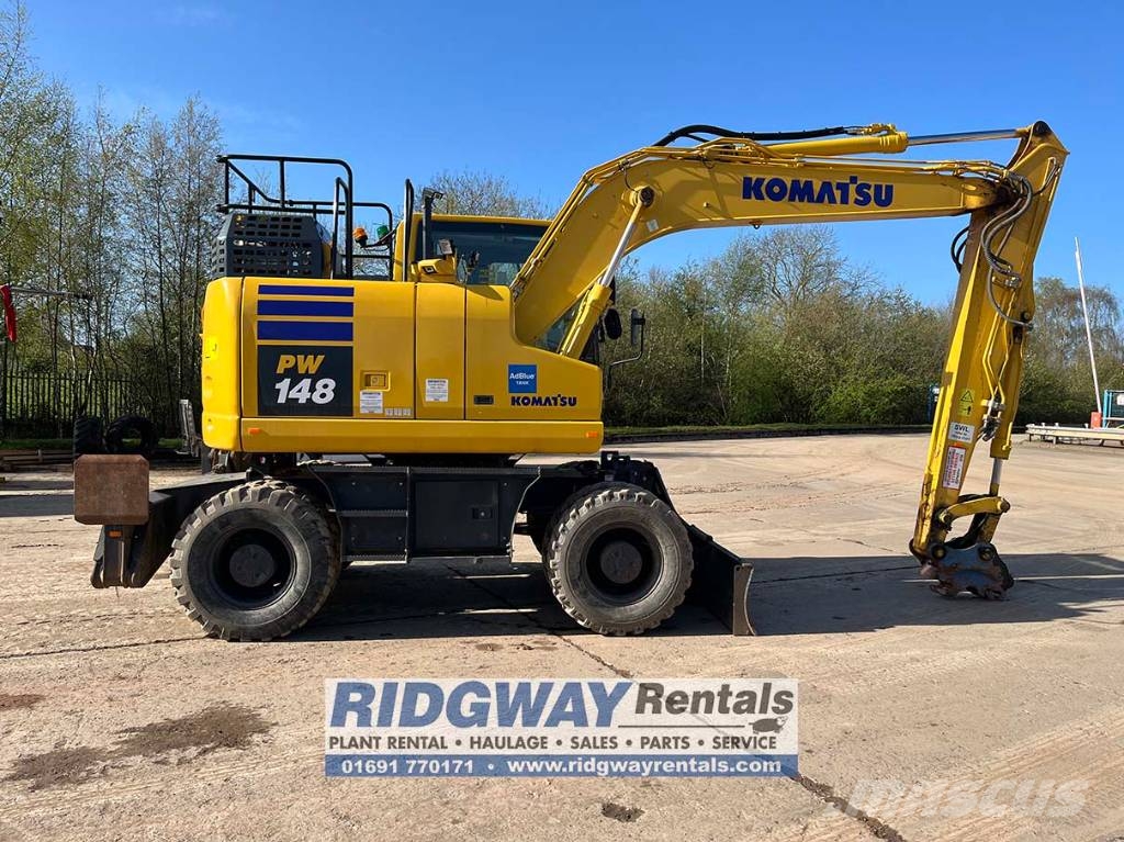 Komatsu PC 148 حفارات بعجل