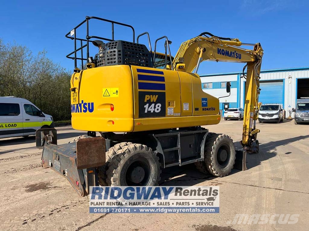 Komatsu PC 148 حفارات بعجل