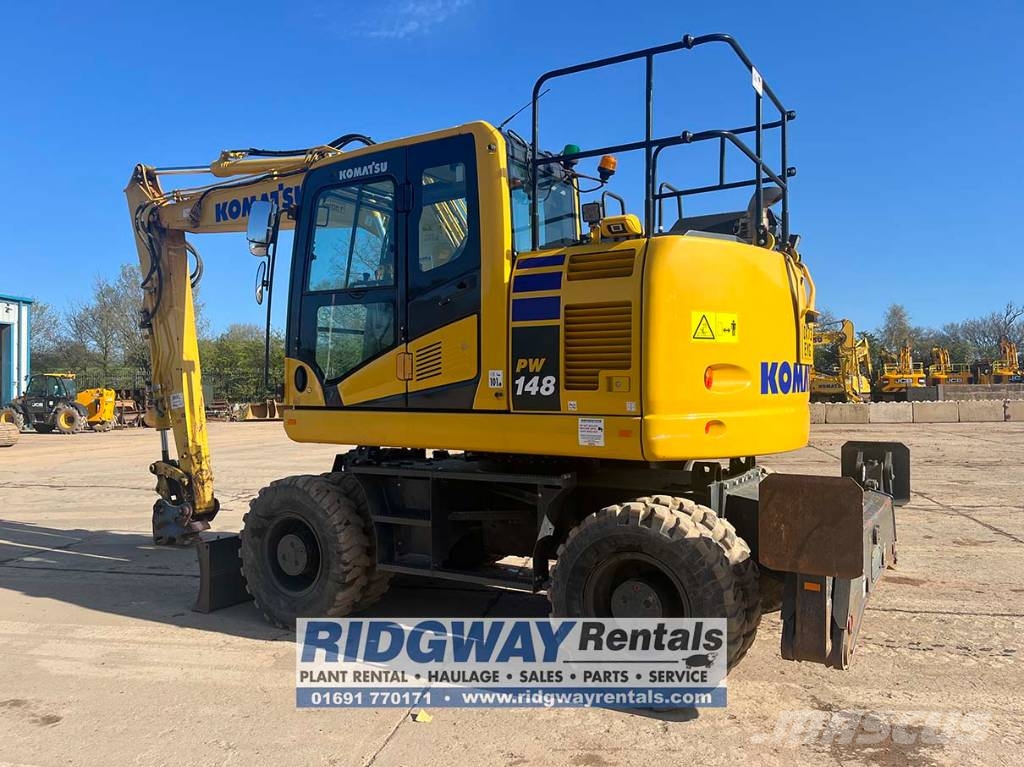 Komatsu PC 148 حفارات بعجل
