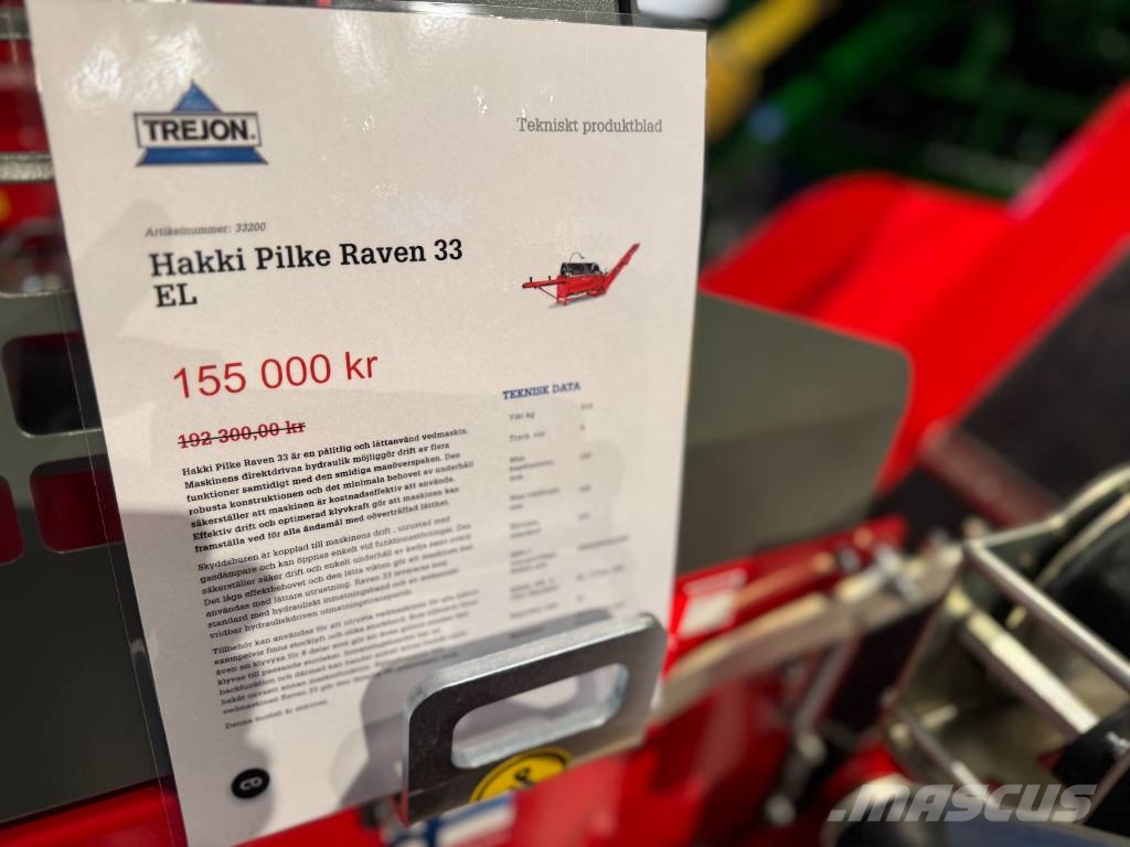 Hakki Pilke RAVEN 33 EL Wood splitters and cutters
