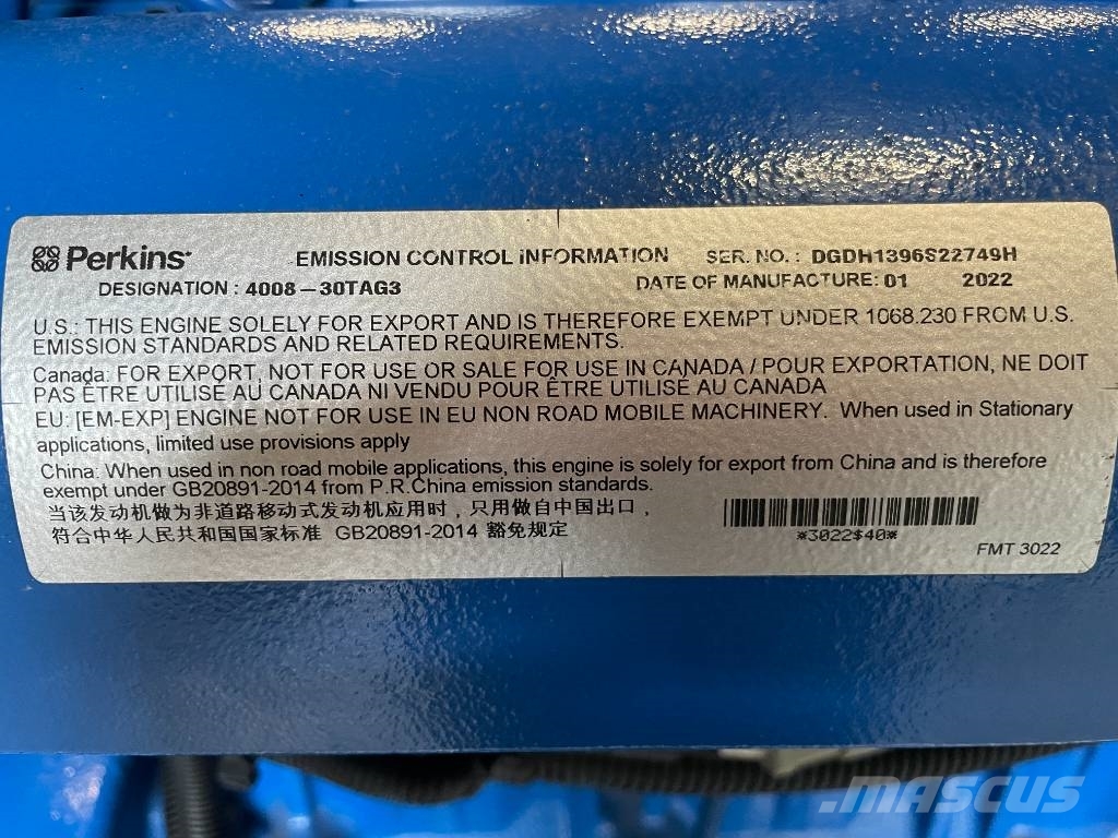 FG Wilson P1250-1 - 1250 kVA Surplus Genset - DPX-25089 柴油發電機