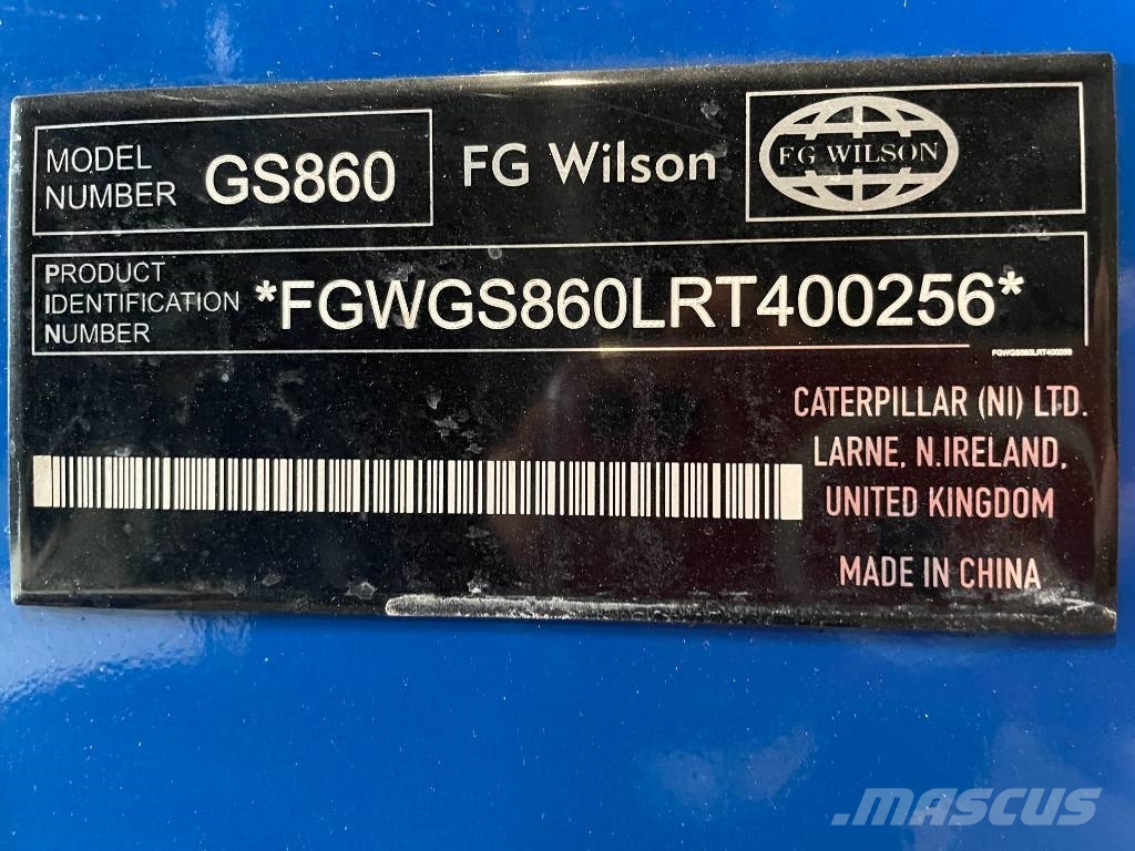FG Wilson P1250-1 - 1250 kVA Surplus Genset - DPX-25089 柴油發電機