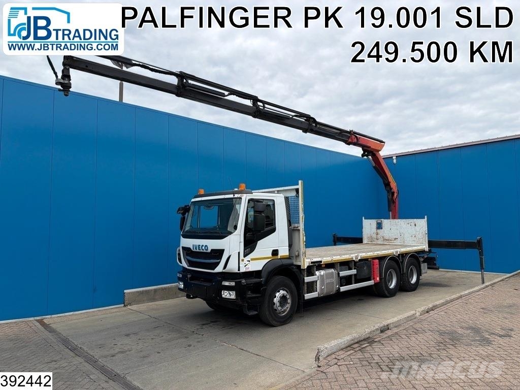 Iveco X-Way 360 6x4, EURO 6, Palfinger, Remote Camioane platforma/prelata