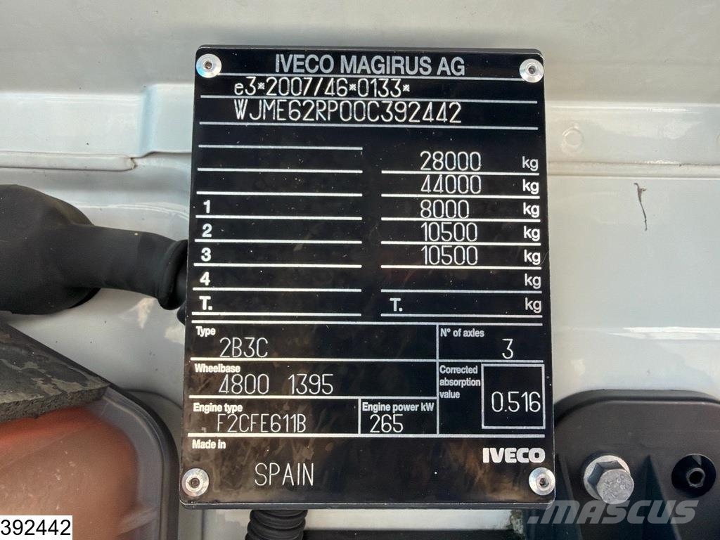 Iveco X-Way 360 6x4, EURO 6, Palfinger, Remote Camioane platforma/prelata