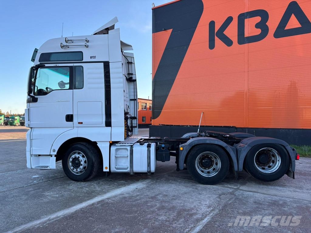 MAN TGX 28.500 6x2 XXL CAB / INTARDER / DOUBLE BOGIE وحدات الجر
