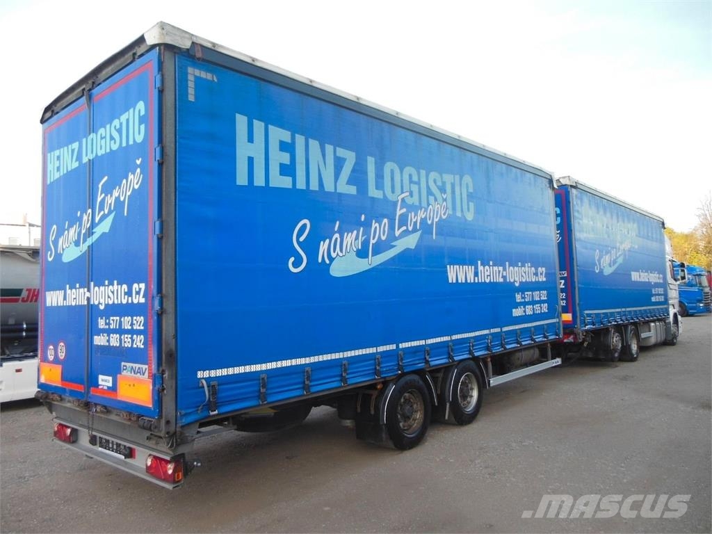 Scania R410, Retarder, Souprava 120m3 커튼사이더 트럭
