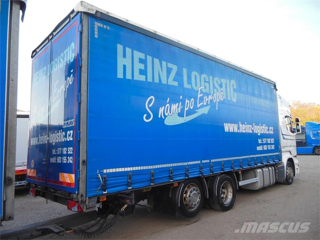 Scania R410, Retarder, Souprava 120m3 커튼사이더 트럭