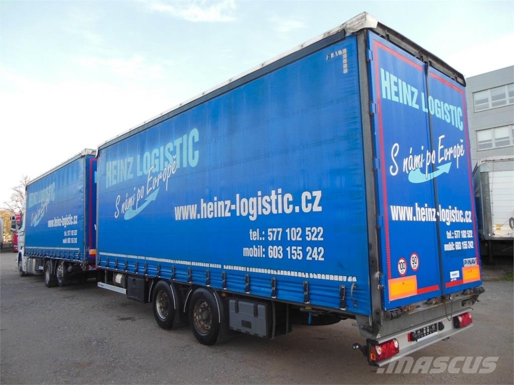 Scania R410, Retarder, Souprava 120m3 커튼사이더 트럭
