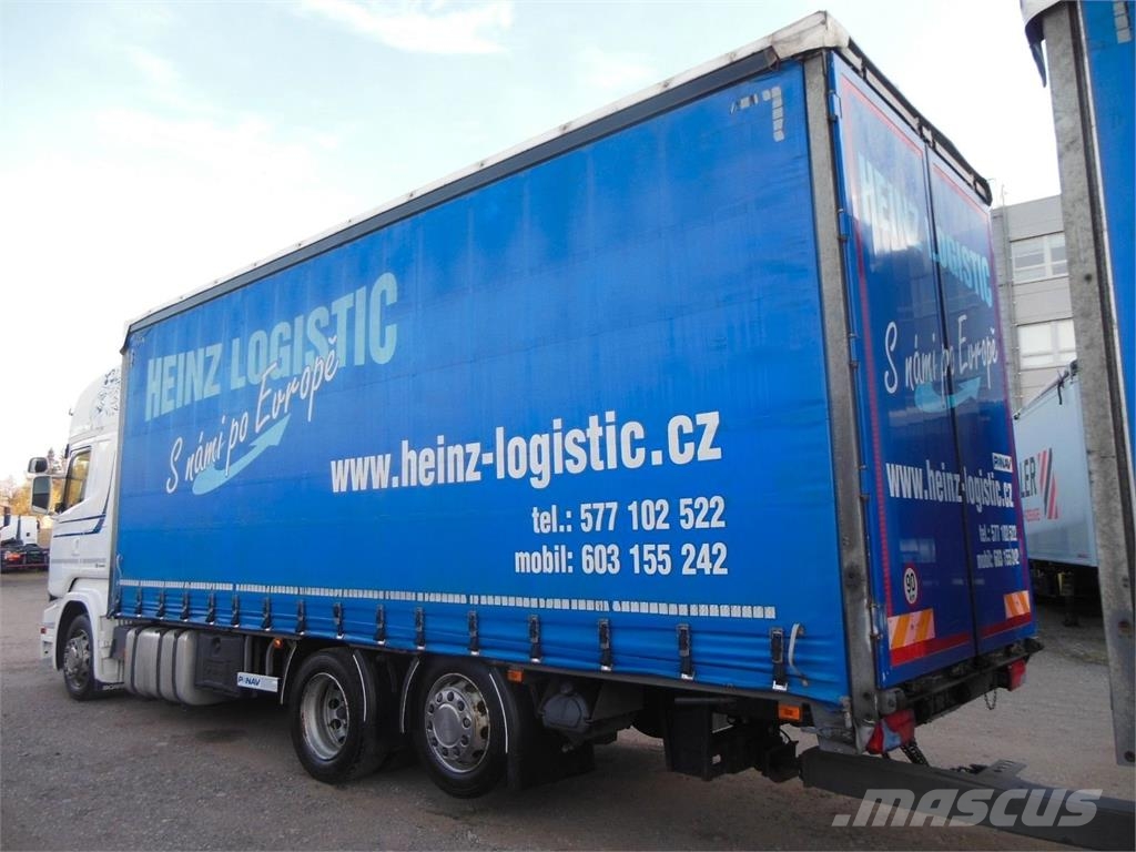 Scania R410, Retarder, Souprava 120m3 커튼사이더 트럭