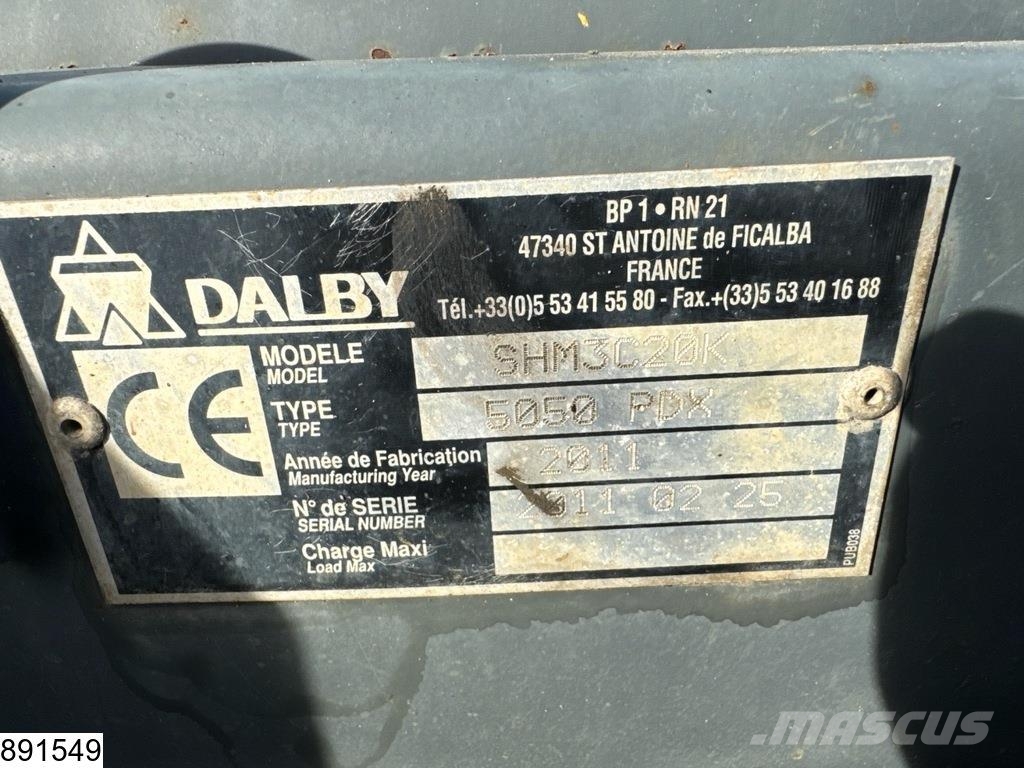 DAF CF 85 460 6x2, EURO 5, Retarder, Dalby Abrollkipper