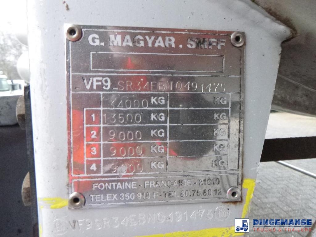 Magyar citerne inox 21.9m3 / 1 comp Напівпричепи-автоцистерни