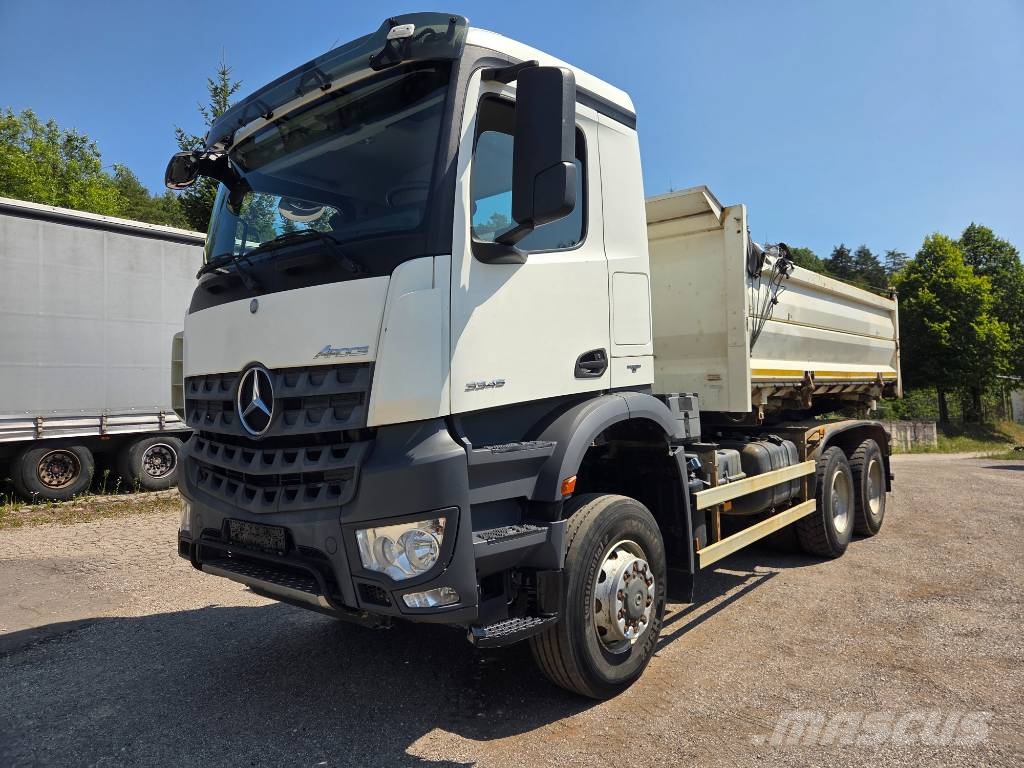 Mercedes-Benz AROCS 3345 AK 6x6 3way tipper + bordmatic Camiones bañeras basculantes o volquetes