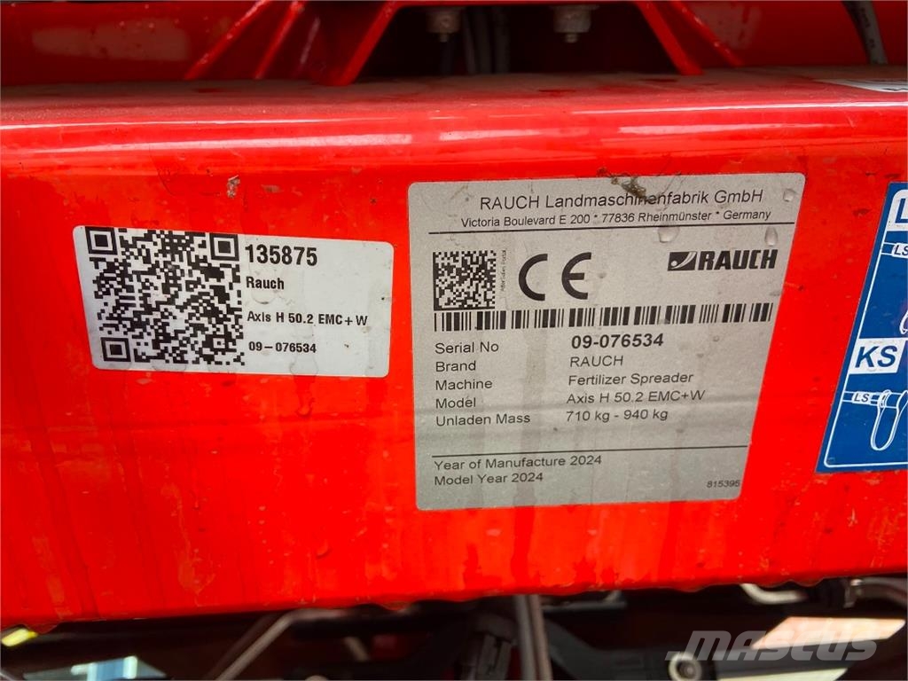 Rauch Axis H 50.2 EMC + W Mineralinių trąšų barstytuvai