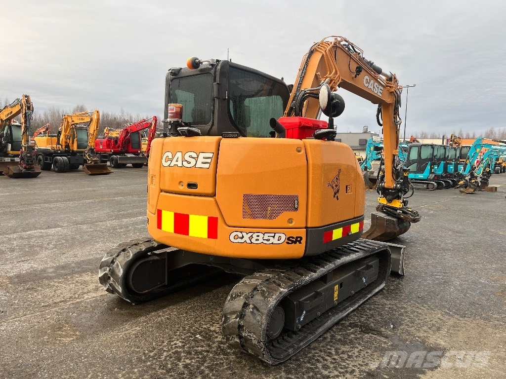 CASE CX 85 D / Engcon, Kauha, Rasvari Средни екскаватори 7т - 12т
