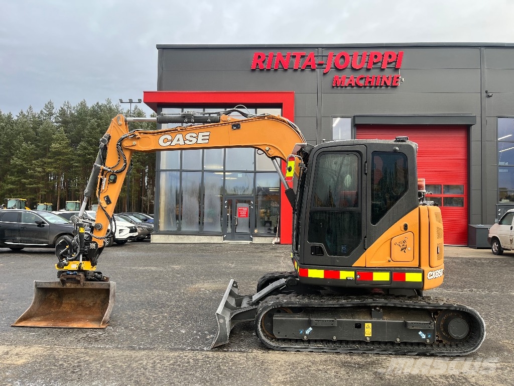 CASE CX 85 D / Engcon, Kauha, Rasvari Средни екскаватори 7т - 12т