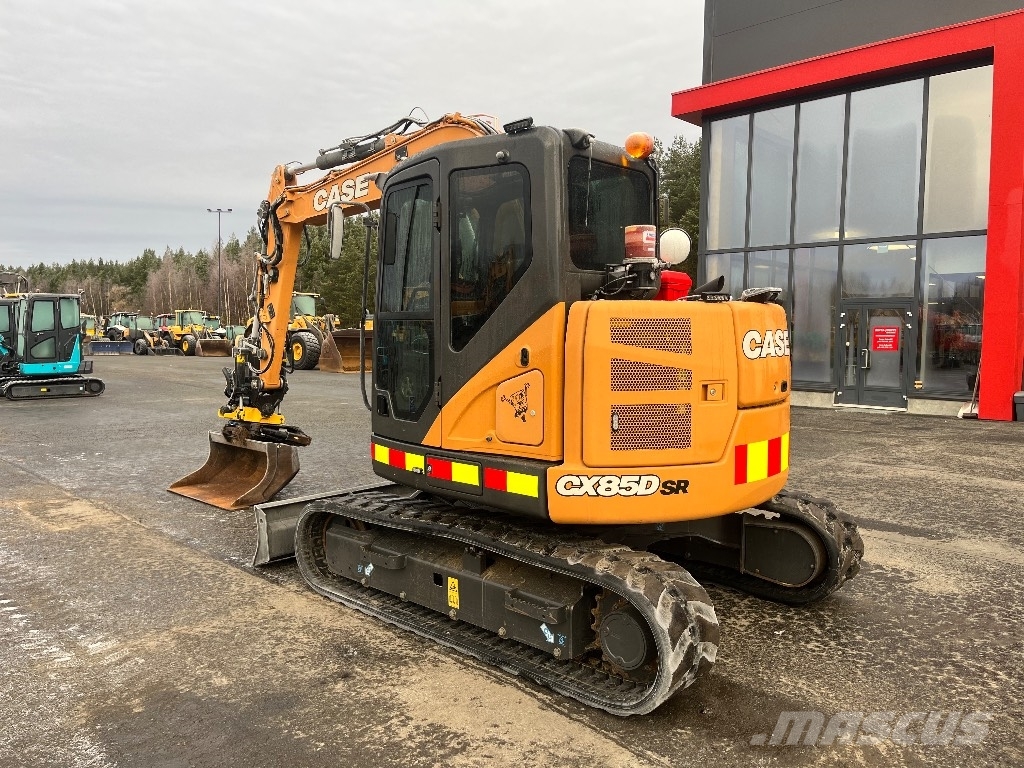 CASE CX 85 D / Engcon, Kauha, Rasvari Средни екскаватори 7т - 12т