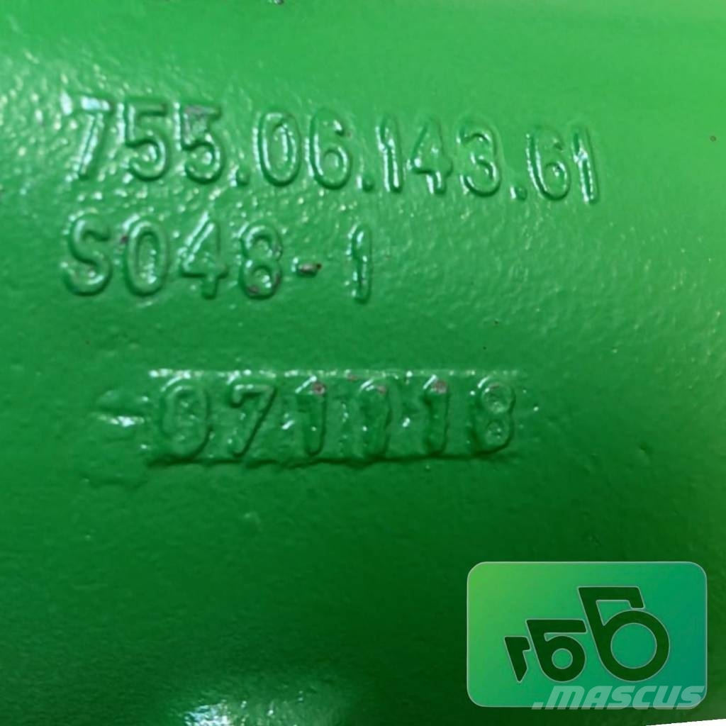 John Deere 6215R Axle housing 7550614361 Axle beam AL219749 Chasís