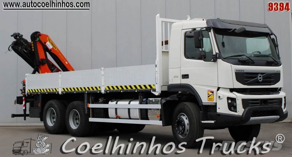 Volvo FMX 410 + PK 18002 EHD Camiones de cama baja