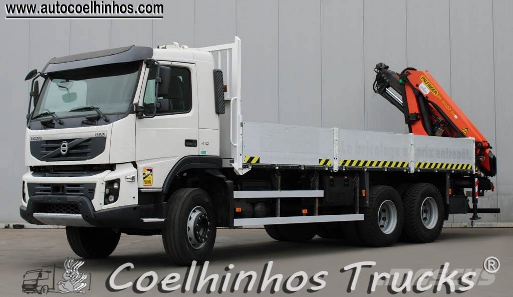 Volvo FMX 410 + PK 18002 EHD Camiones de cama baja