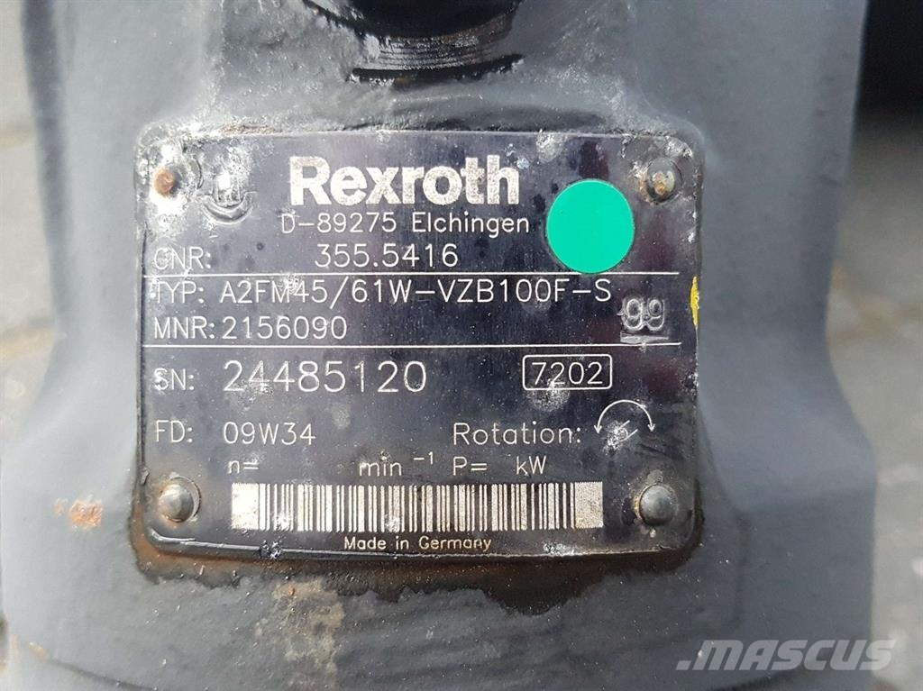 Rexroth A2FM45/61W-R902156090-Drive motor/Fahrmotor Hidráulica