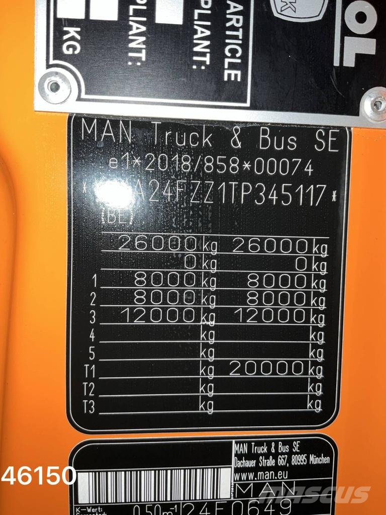 MAN TGS 26.330 Euro 6 VDK 23m³ + AE weegsysteem Waste trucks
