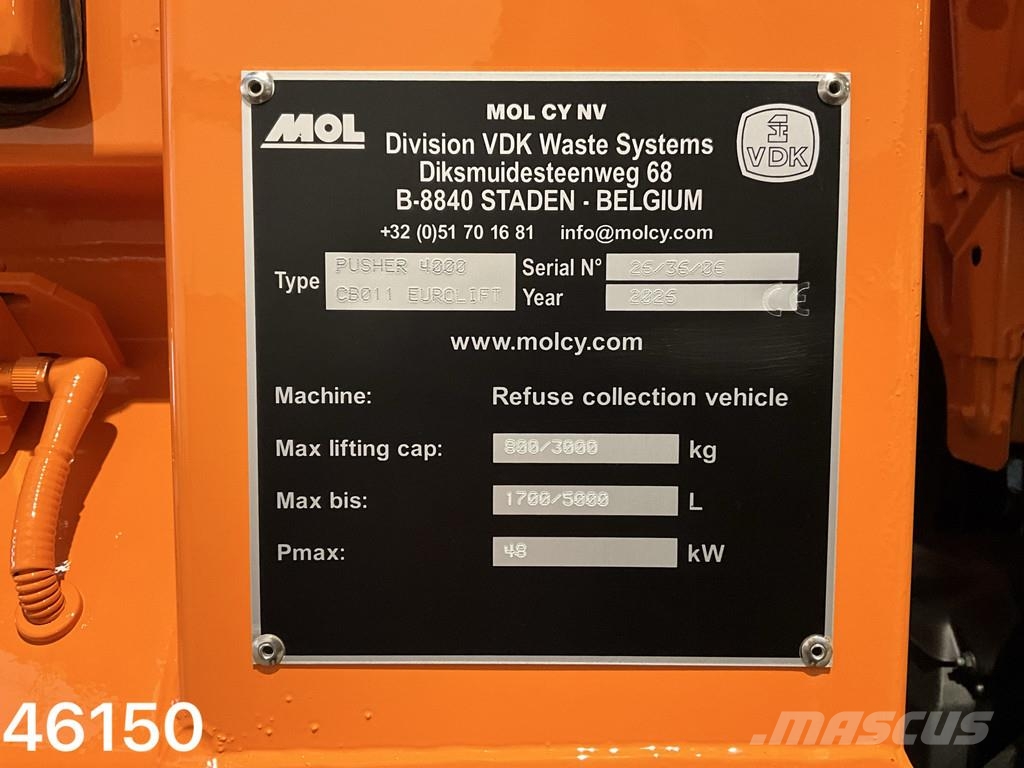 MAN TGS 26.330 Euro 6 VDK 23m³ + AE weegsysteem Kamioni za otpad
