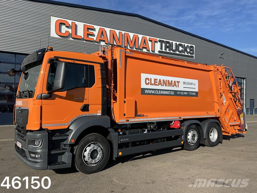 MAN TGS 26.330 Euro 6 VDK 23m³ + AE weegsysteem Waste trucks