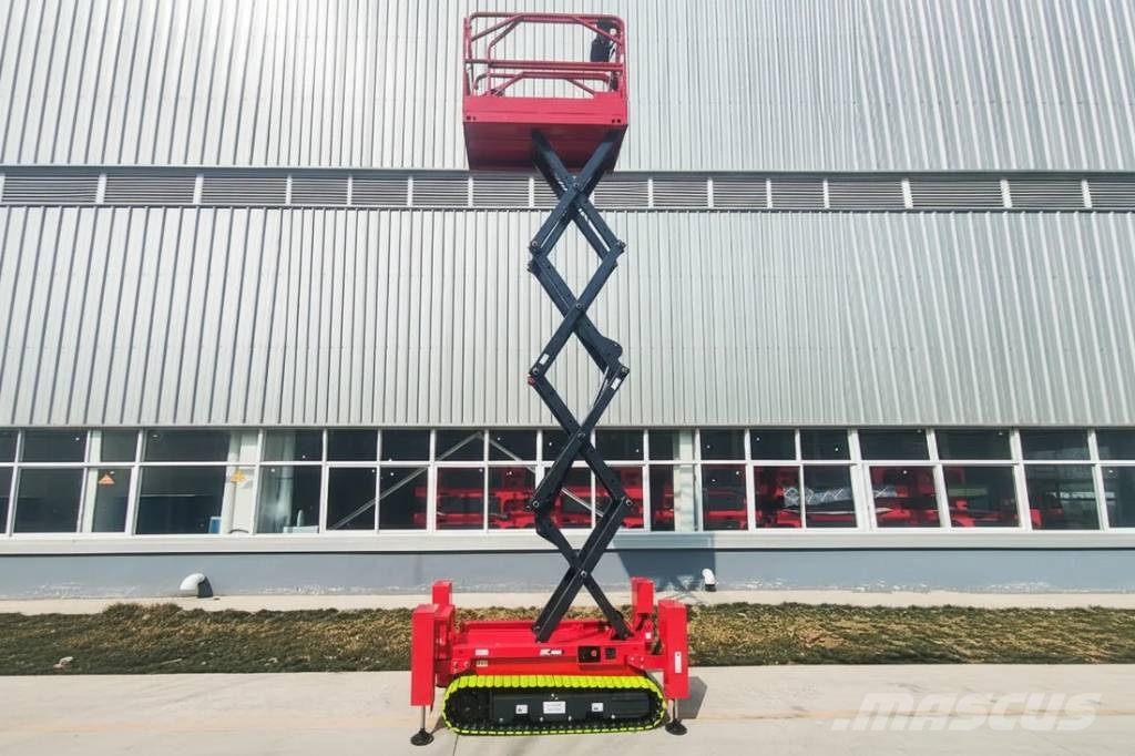 Plataforma elevadora y estabilizadores 10 m. Tijera Nacelle ciseaux