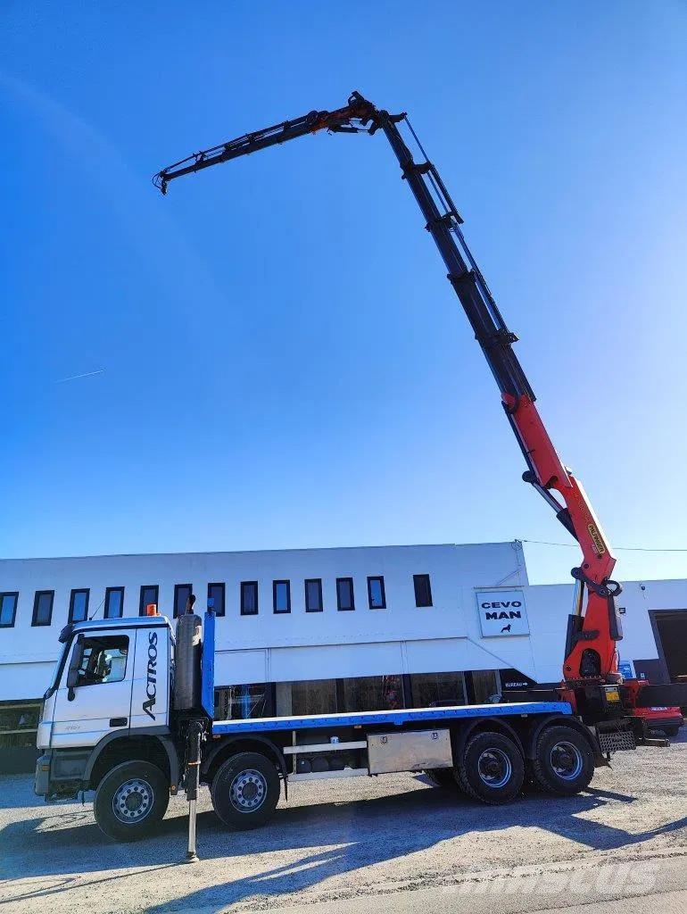 Mercedes-Benz Actros 4151 V8 8x4 Palfinger PK78002 + Fly Jib Roo Camiões estrado/caixa aberta