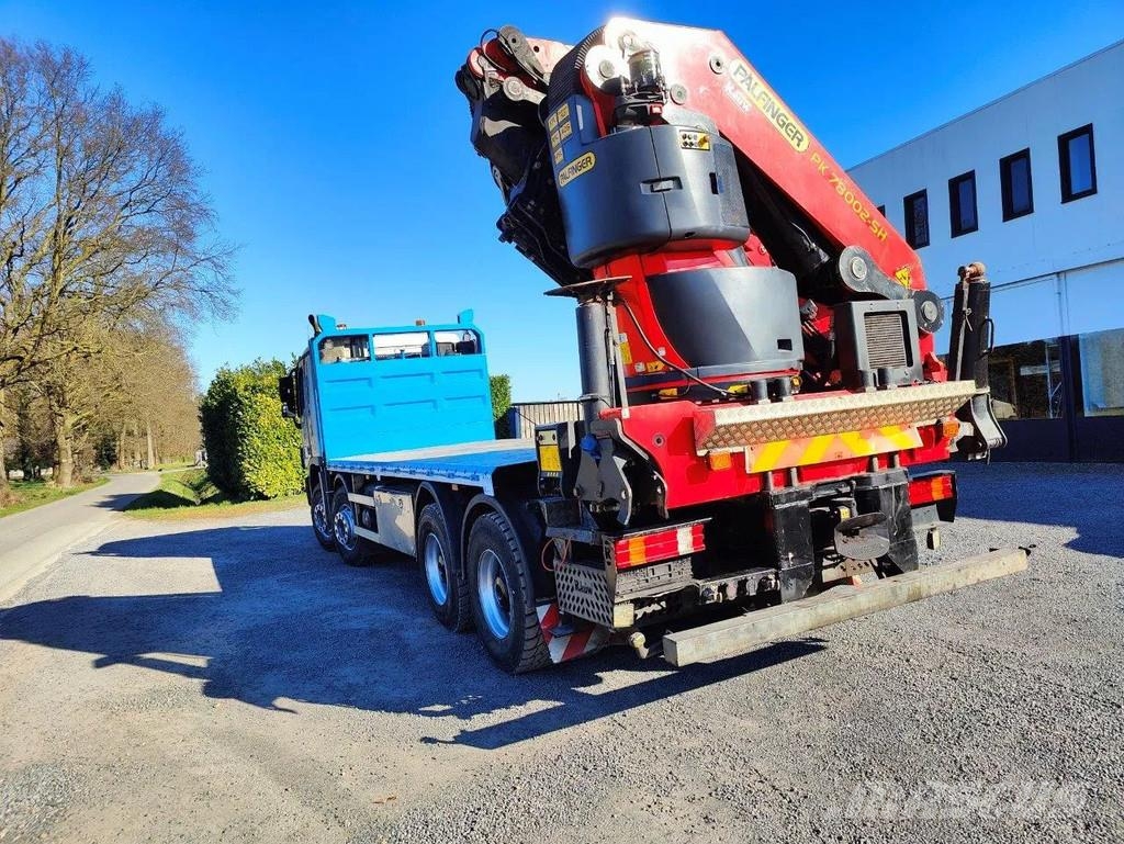 Mercedes-Benz Actros 4151 V8 8x4 Palfinger PK78002 + Fly Jib Roo Camiões estrado/caixa aberta