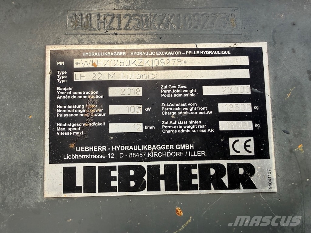 Liebherr LH 22 M - LH 22 - LH22 Waste / industry handlers