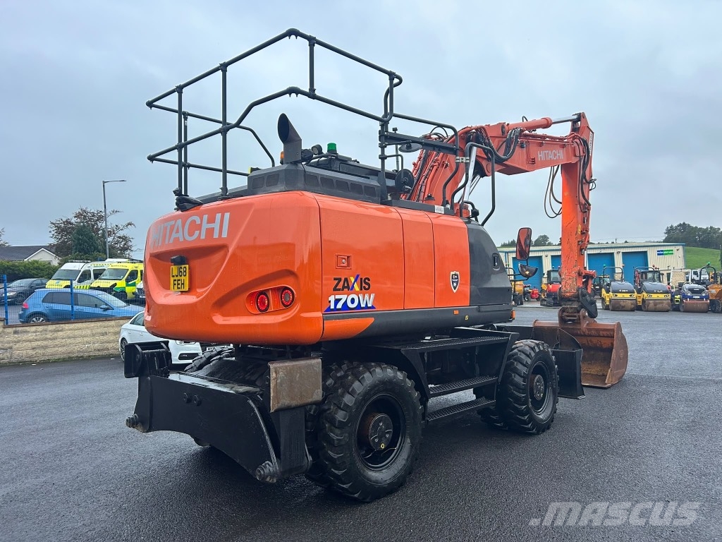 Hitachi ZX170W-6 3 Piece Boom / Blade / Stabalisers Mobilbagger