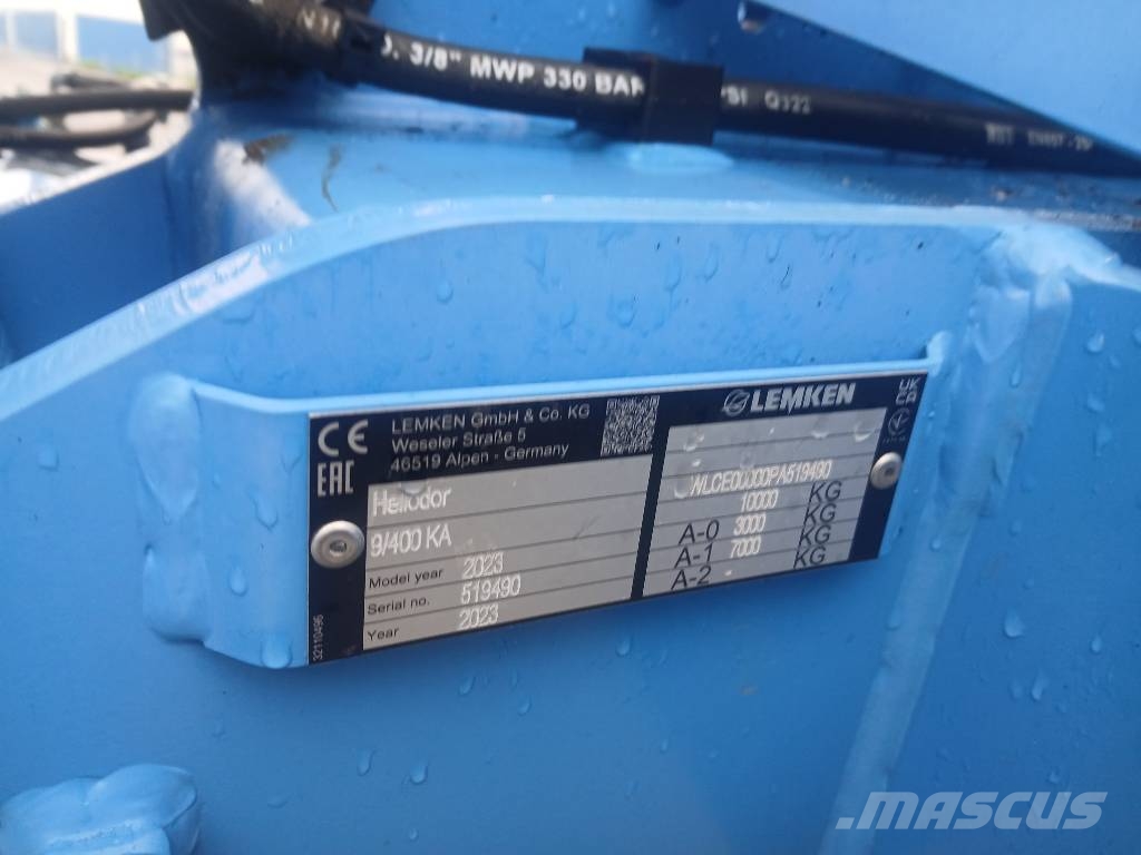 Lemken Heliodor 9/400 K زحافات ساحقة