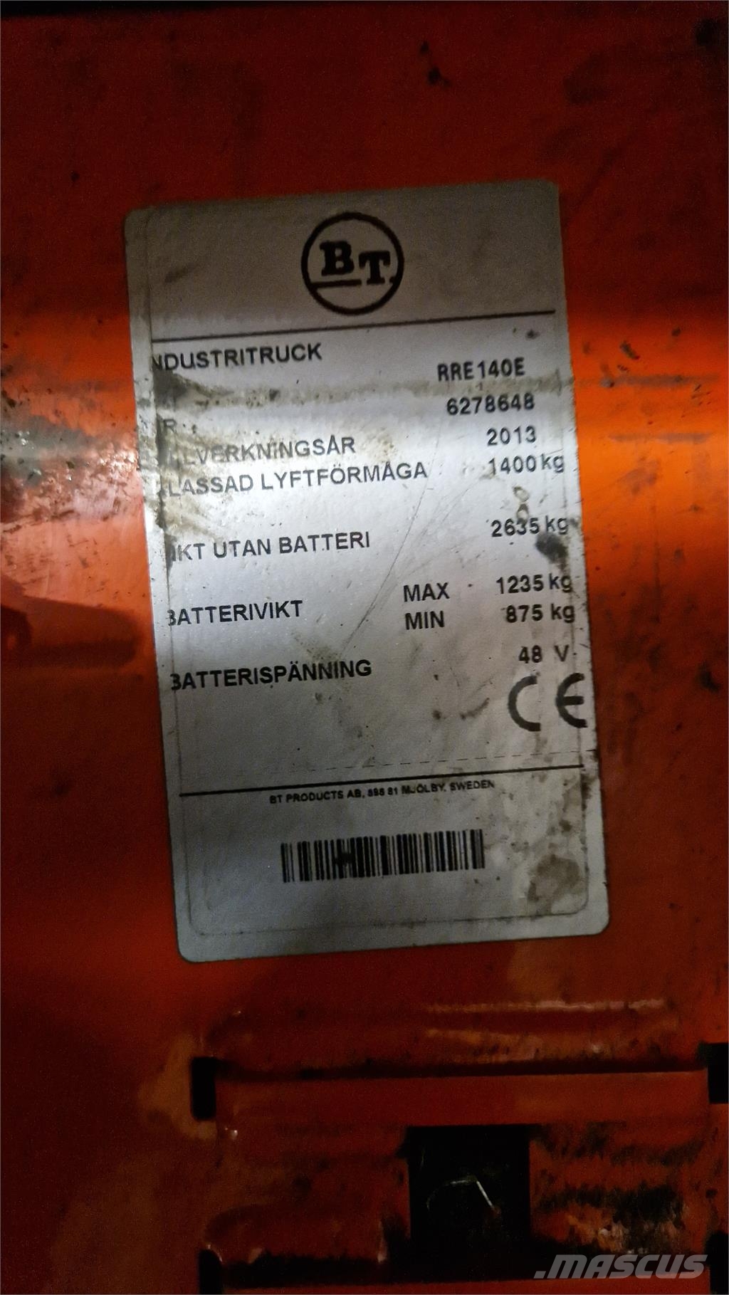 BT RRE140E Retraky
