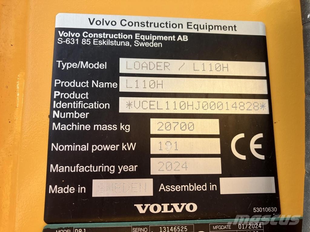 Volvo L110H 輪胎式裝載機