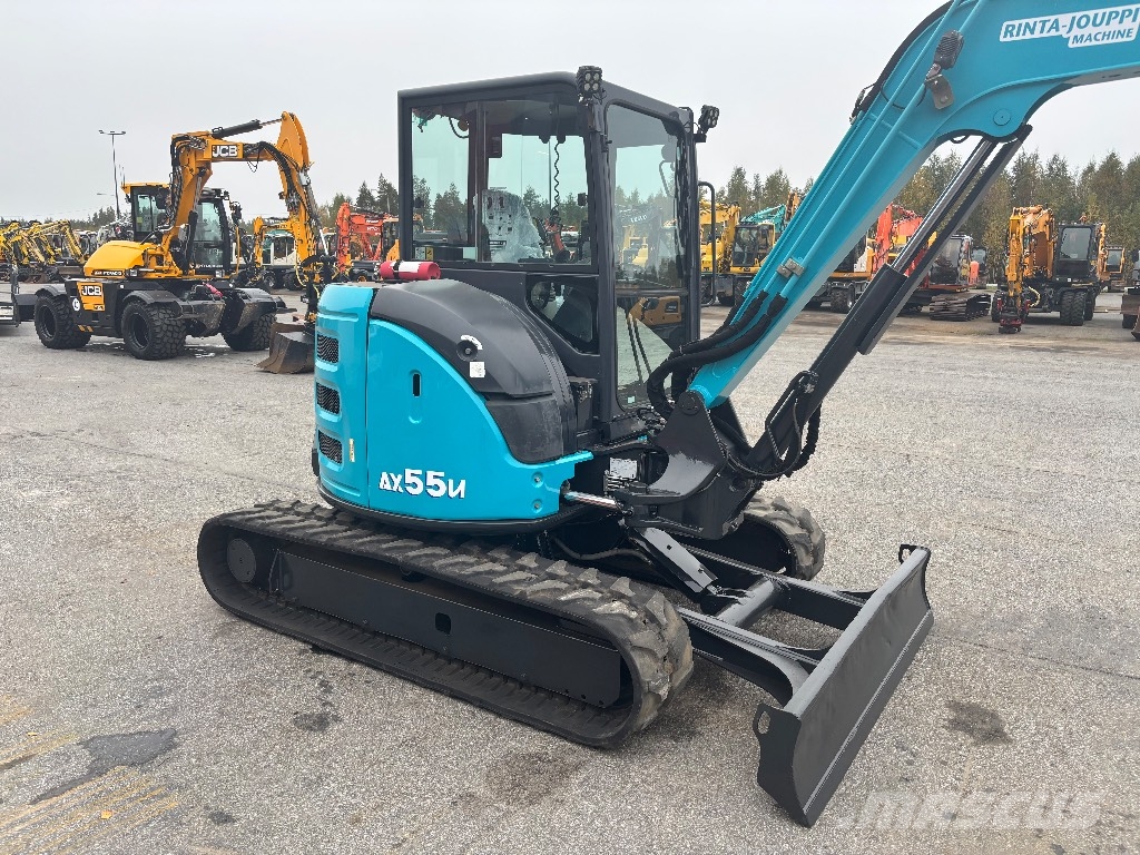 Airman AX 55 / Engcon, kauha, Rasvari, Made In Japan! Mini kotrók < 7t