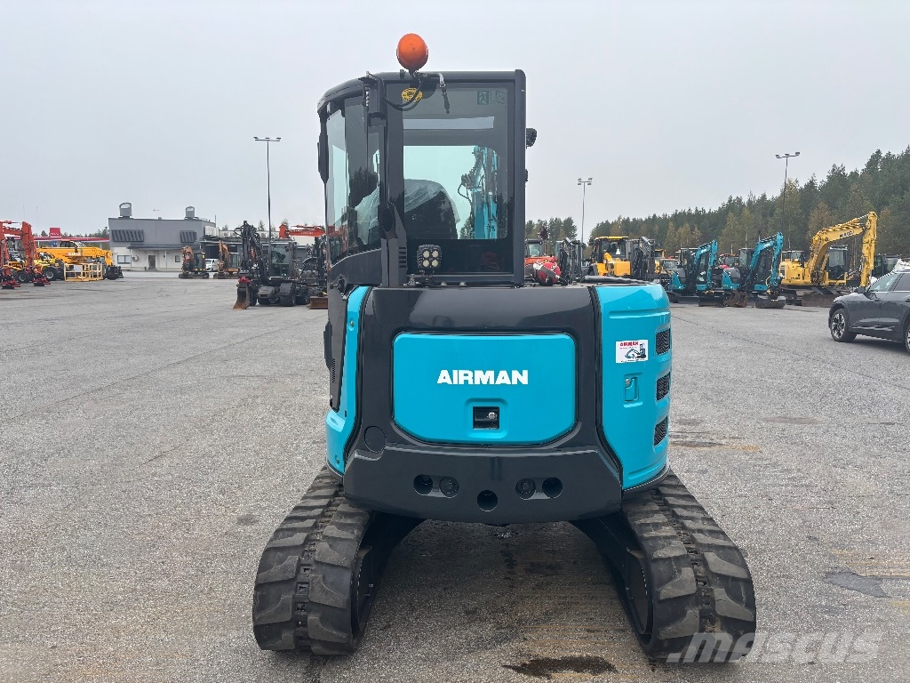 Airman AX 55 / Engcon, kauha, Rasvari, Made In Japan! Mini kotrók < 7t