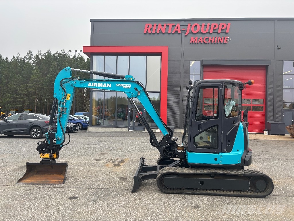 Airman AX 55 / Engcon, kauha, Rasvari, Made In Japan! Mini kotrók < 7t