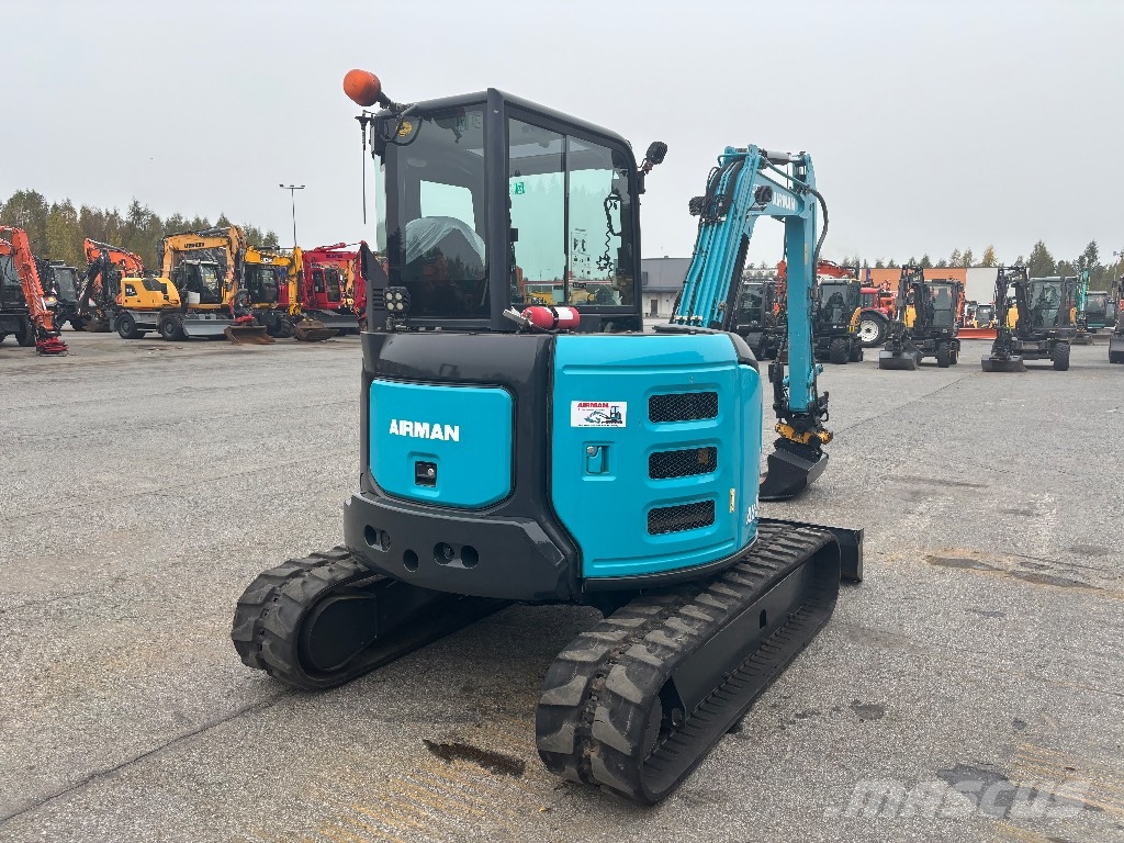 Airman AX 55 / Engcon, kauha, Rasvari, Made In Japan! Mini kotrók < 7t