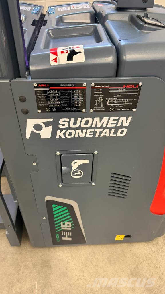 Heli CDD16-A2FLIH Pinontavaunu Ajettavat pinoamisvaunut