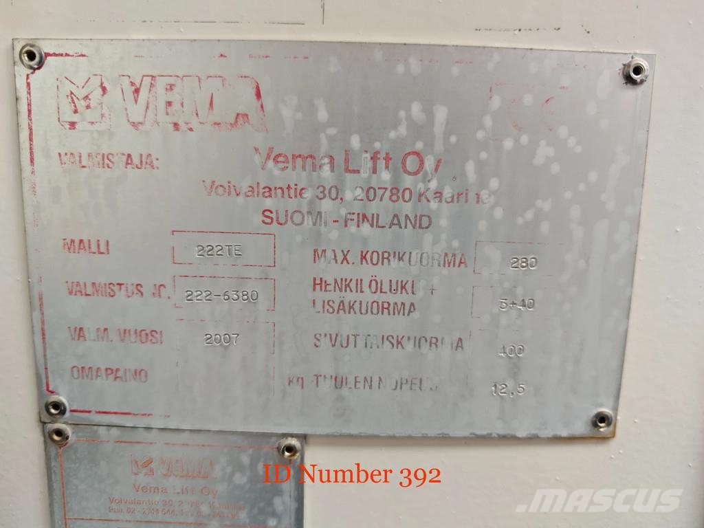 Mercedes-Benz Axor 1833 4x4 Vema 222 TE Моторизирани платформи с талига