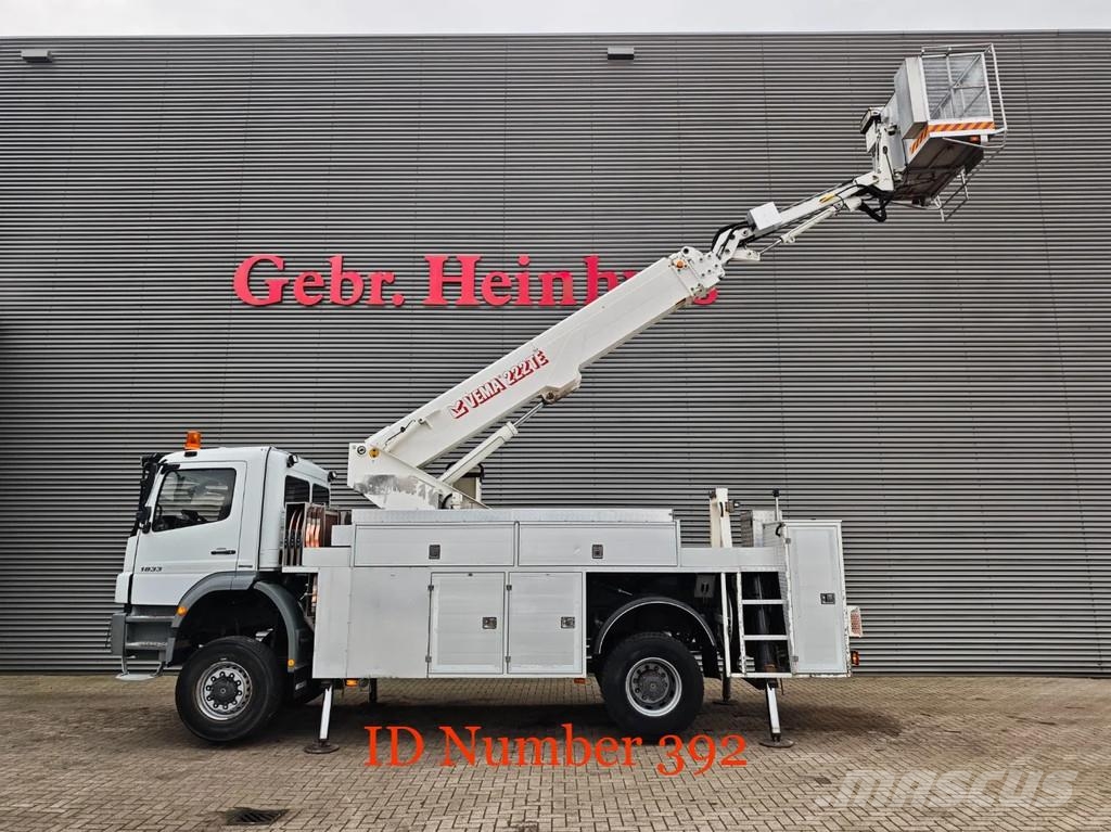 Mercedes-Benz Axor 1833 4x4 Vema 222 TE Моторизирани платформи с талига