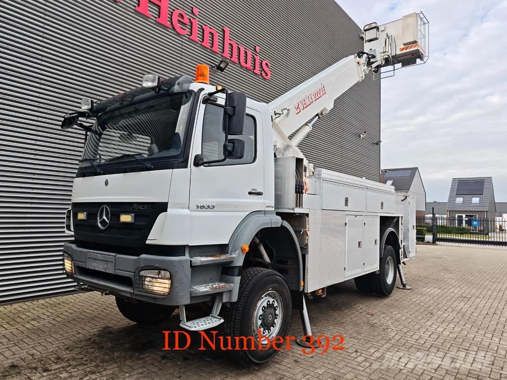Mercedes-Benz Axor 1833 4x4 Vema 222 TE Моторизирани платформи с талига