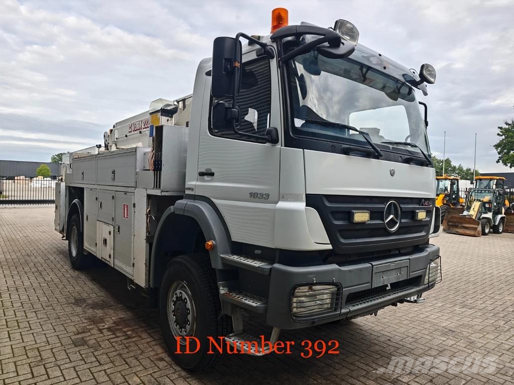 Mercedes-Benz Axor 1833 4x4 Vema 222 TE Моторизирани платформи с талига