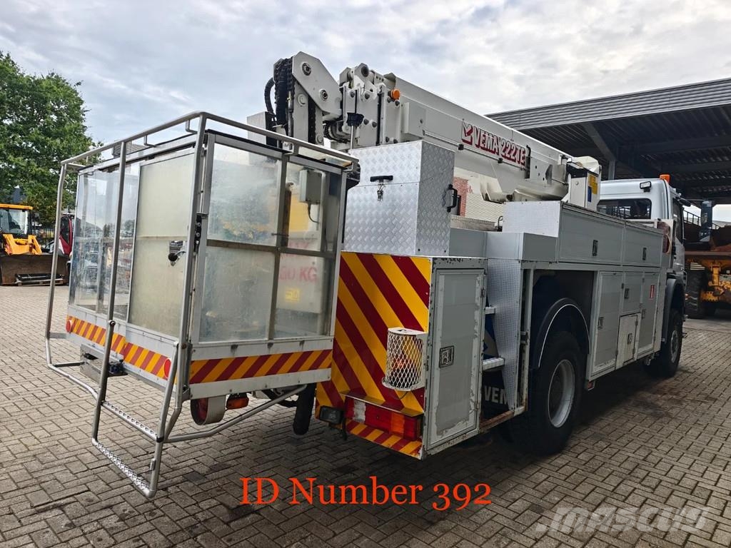 Mercedes-Benz Axor 1833 4x4 Vema 222 TE Моторизирани платформи с талига