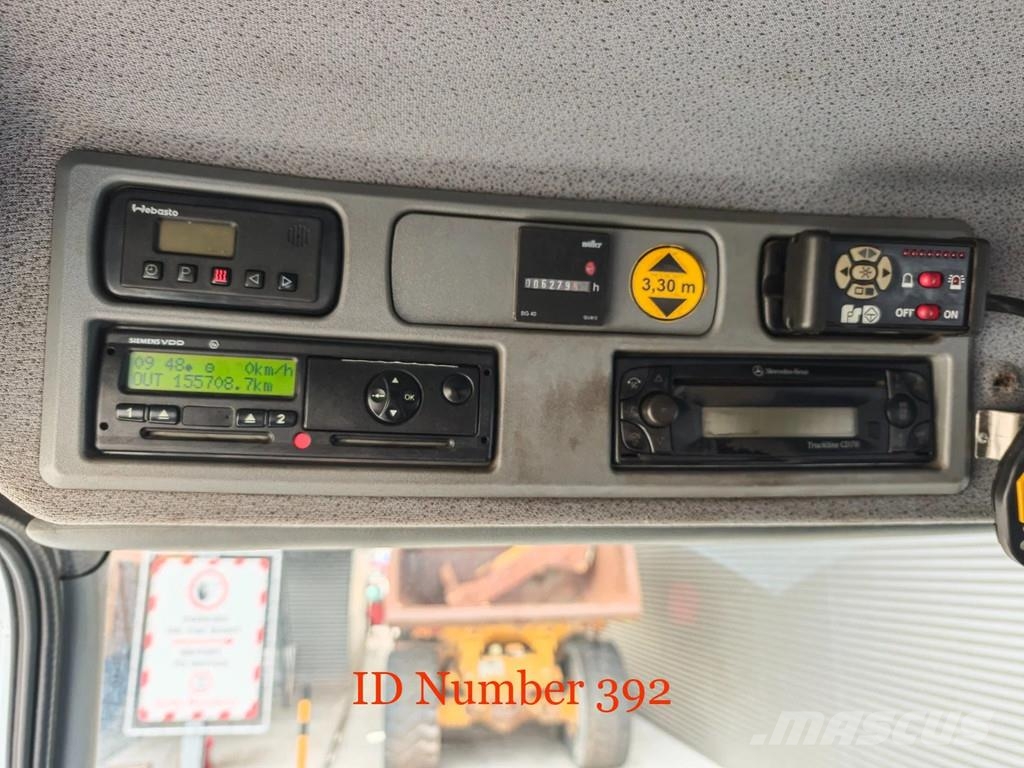 Mercedes-Benz Axor 1833 4x4 Vema 222 TE Моторизирани платформи с талига