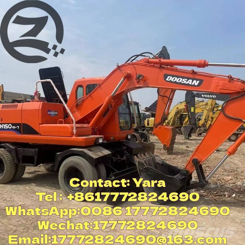 Doosan DH 150 W-7 Ekskavatori uz riteņiem