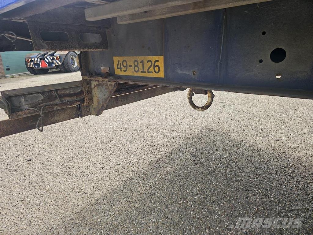 Van Hool 3B0073 / 3 AXLE FLATBED 13.60 MTR TWISTLOCKS FOR C نصف مقطورات مسطحة / مفصلية الجوانب